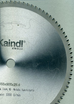 Kaindl XTR-S 2.0 Metall-Kreissägeblatt für Dry Cutter Ø 355 mm, Bohrung 25,4 mm (1’’)