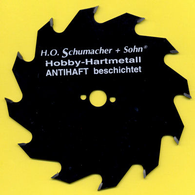 H.O. Schumacher+Sohn Hartmetallbestücktes Kreissägeblatt Hobby Grobzahn Ø 143 mm, Bohrung 13 mm