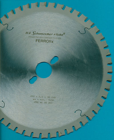 H.O. Schumacher+Sohn Hartmetallbestücktes Kreissägeblatt FERROfix, Ø 250 mm, Bohrung 30 mm