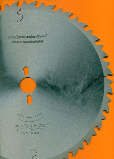 H.O. Schumacher+Sohn Hartmetallbestücktes Zuschneidsägeblatt Typ LWZ, Ø 315 mm, Bohrung 30 mm