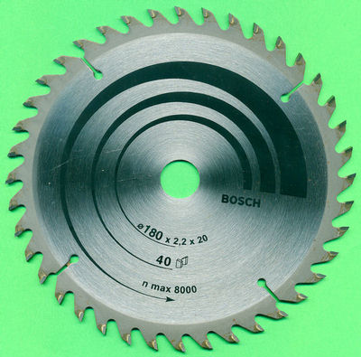 BOSCH Hartmetallbestücktes Kreissägeblatt Ø 180 mm, Bohrung 20 mm