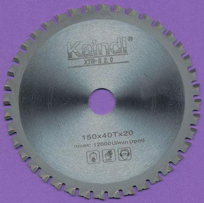 Das Kaindl XTR-S 2.0 Multisägeblatt für Kreissägen  150 mm, Bohrung 20 mm