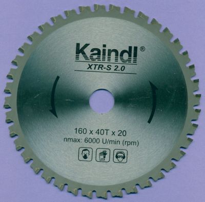 Das Kaindl XTR-S 2.0 Multisägeblatt für Kreissägen  160 mm, Bohrung 20 mm