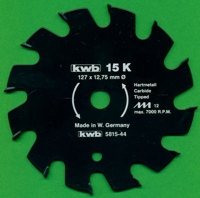 kwb Bauholzblatt Typ K Hartmetall Grobzahn antihaftbeschichtet , Ø 127 mm (5’’), Bohrung 12,75 mm (1/2’’)