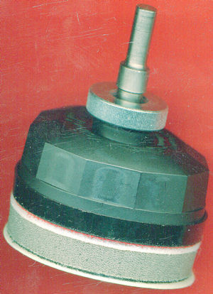 Kaindl Flexoplan-Schleif- und Poliergerät Ø 75 mm mit Soft-Pad und Haft-Schleifscheibe